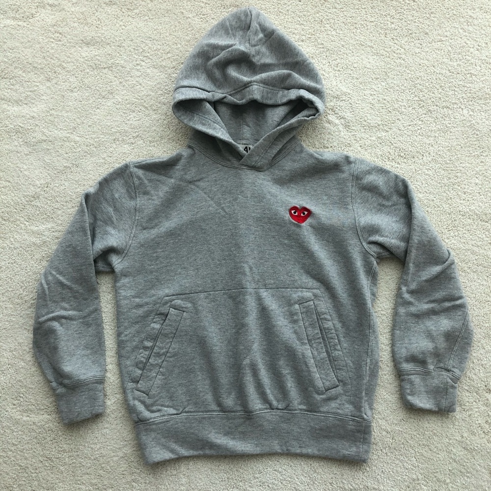 COMME DES GARÇONS Small Heart Pullover Hoodie